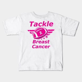 Football Breast Cancer Awareness Support Kids T-Shirt